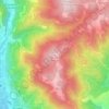 Mappa topografica Pianacci, altitudine, rilievo