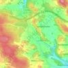 Mappa topografica Reitelshofen, altitudine, rilievo