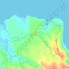 Mappa topografica Pawa, altitudine, rilievo