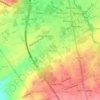 Mappa topografica Hidalgo, altitudine, rilievo