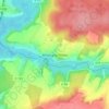 Mappa topografica Montigny-l'Allier, altitudine, rilievo