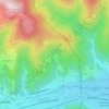 Mappa topografica Kalbach-le-Haut, altitudine, rilievo