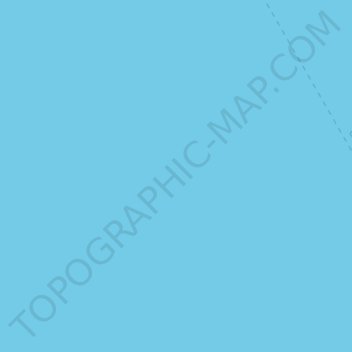 Mappa topografica Mar Tirreno, altitudine, rilievo