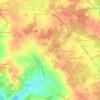 Mappa topografica La Touche, altitudine, rilievo