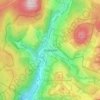 Mappa topografica Oberbach, altitudine, rilievo