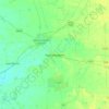 Mappa topografica Hanumangarh, altitudine, rilievo