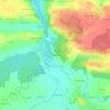 Mappa topografica La Minière, altitudine, rilievo