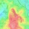 Mappa topografica Beacon Hill, altitudine, rilievo