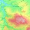 Mappa topografica Landberg, altitudine, rilievo