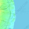 Mappa topografica San Antonio, altitudine, rilievo