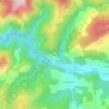 Mappa topografica Coulat, altitudine, rilievo