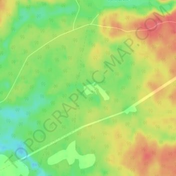 Mappa topografica Ермаки, altitudine, rilievo