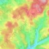 Mappa topografica L'Aulagnier, altitudine, rilievo