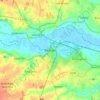 Mappa topografica Beccles, altitudine, rilievo