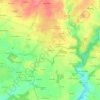 Mappa topografica Keroyant, altitudine, rilievo