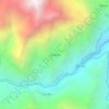 Mappa topografica Chucllush, altitudine, rilievo