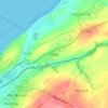 Mappa topografica Birkby, altitudine, rilievo