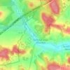 Mappa topografica Bandeville, altitudine, rilievo