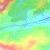 Mappa topografica Vda. Nuevo Mexico, altitudine, rilievo