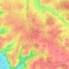 Mappa topografica Le Canon, altitudine, rilievo