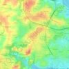 Mappa topografica Beg er Lann, altitudine, rilievo