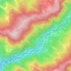 Mappa topografica Codromaz, altitudine, rilievo
