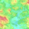 Mappa topografica Pouzols, altitudine, rilievo