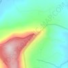 Mappa topografica Beacons, altitudine, rilievo
