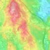 Mappa topografica Gattico, altitudine, rilievo