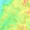 Mappa topografica Vahlzen, altitudine, rilievo