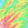 Mappa topografica Fontechiaro da Capo, altitudine, rilievo