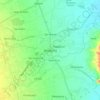 Mappa topografica Magalang, altitudine, rilievo