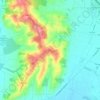 Mappa topografica Brufa, altitudine, rilievo