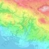 Mappa topografica Calcinate degli Orrigoni, altitudine, rilievo