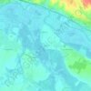 Mappa topografica Le Gua, altitudine, rilievo