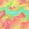 Mappa topografica Roodt-sur-Eisch, altitudine, rilievo