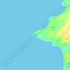 Mappa topografica Spanish Point, altitudine, rilievo