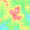 Mappa topografica Senote, altitudine, rilievo