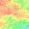 Mappa topografica Ligné, altitudine, rilievo