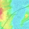 Mappa topografica Bures-sur-Dives, altitudine, rilievo