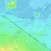 Mappa topografica Belle Haven, altitudine, rilievo