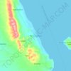 Mappa topografica Pio V. Corpus, altitudine, rilievo