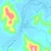 Mappa topografica Barutuan, altitudine, rilievo