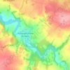 Mappa topografica Le Châtelier, altitudine, rilievo