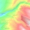 Mappa topografica Jilingua grande, altitudine, rilievo