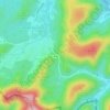 Mappa topografica An der Schanze, altitudine, rilievo