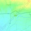 Mappa topografica Kutiyana, altitudine, rilievo
