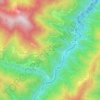 Mappa topografica Sambucedro, altitudine, rilievo