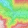 Mappa topografica Runcadic - Runggaditsch - Roncadizza, altitudine, rilievo