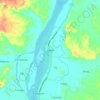 Mappa topografica Lal-lo, altitudine, rilievo
